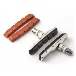 Klocki hamulcowe CLARK'S CP513 MTB XTR V-brake, Warunki Suche i Mokre, Obudowa aluminiowa 70mm