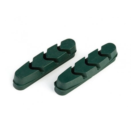 Wkładki hamulcowe CLARK'S CP221 SZOSA Shimano, Campagnolo, Do obręczy ceramicznych 52mm zielone