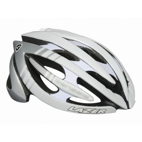 Kask szosa LAZER GENESIS M white silver roz.52-58 cm