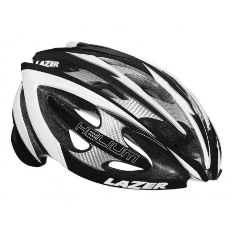 Kask szosa LAZER HELIUM M black white roz.54-56 cm