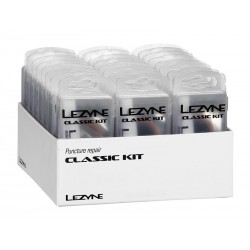 Łatki do dętek zestaw LEZYNE CLASSIC KIT BOX 6xłatki, tarka, 1xłatka do opony pudełko 24szt.