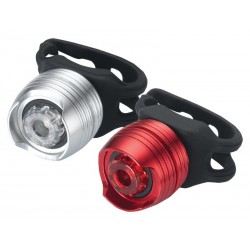 Zestaw lampki TORCH CYCLE LIGHT SET WHITE BRIGHT TACTICAL + TAIL BRIGHT TACTICAL