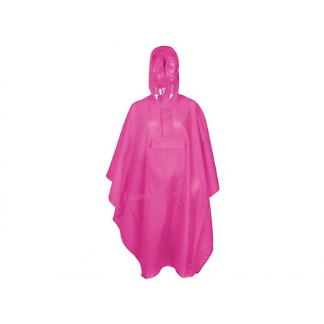 Ponczo FASTRIDER RAIN PONCHO BASIC unisex różowe